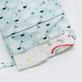 thumbnail image 4 of Pañal de tela para bebé, bolsas secas y húmedas, organizador de pañales reutilizable impermeable con dos bolsillos con cremallera, 4 of 8