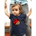 thumbnail image 2 of Smiling Ladybug T-Shirt Infant -Image by Shutterstock,  6 Months, 2 of 4
