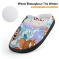 thumbnail image 4 of Tom And Jerry Slippers for Kids, Cute Soft Plush Anti-slip Fluffy Fuzzy House Slippers Warm Soft Plush Non-Slip Indoor Outdoor Slip-on Shoes for Boys Girls, 4 of 8