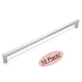 thumbnail image 1 of 10 Pack - Cosmas 14777-224SN Satin Nickel Modern Cabinet Hardware Handle Pull - 8-7/8" Inch (224mm) Hole Centers, 1 of 1