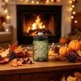 thumbnail image 4 of Decorative Vintage Glass Storage Jar with Airtight Lid and Pumpkin Knob 6 Inch Canister for Fall Thanksgiving Table Centerpiece Kitchen Countertop Display, 4 of 6