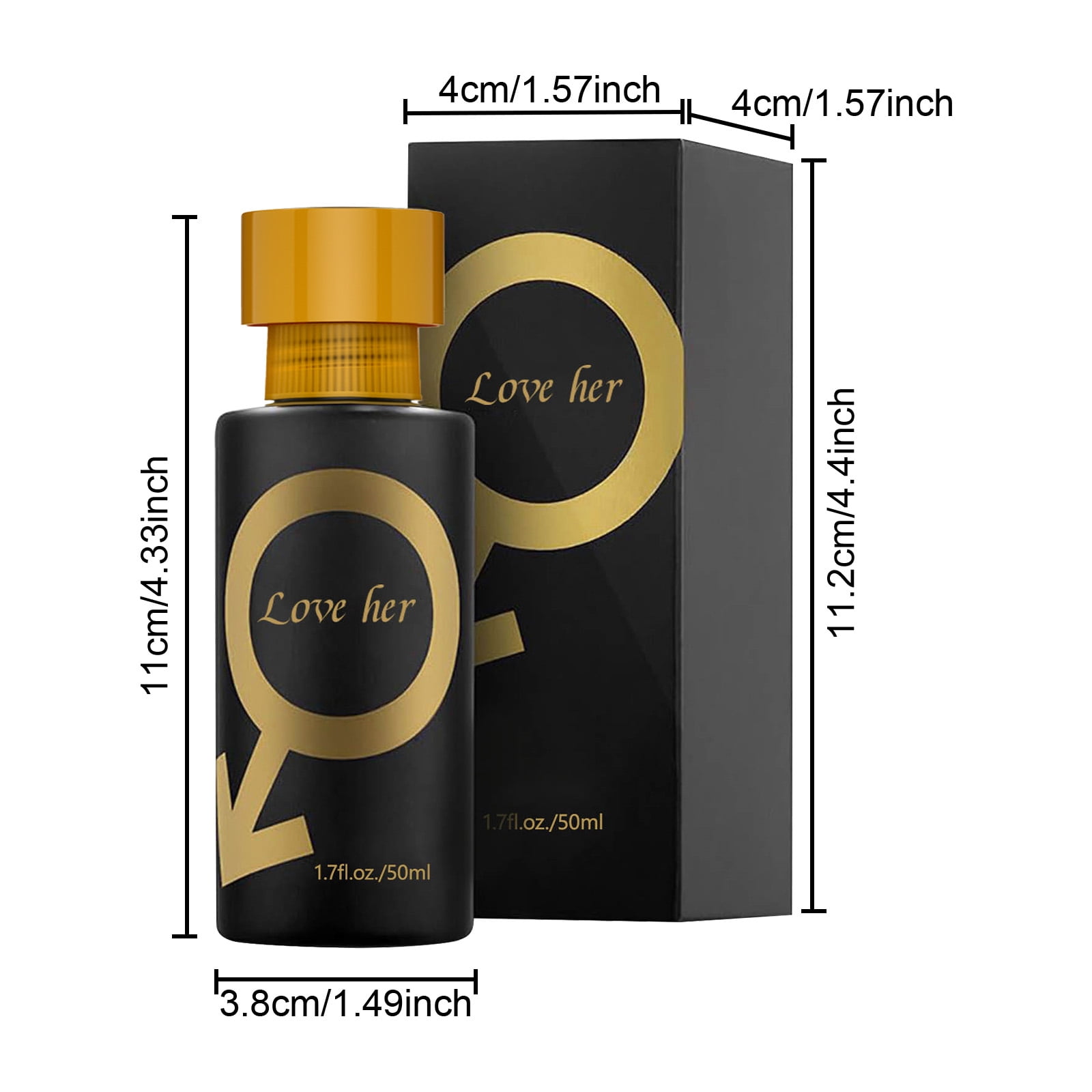 Alvantor Perfume for Men, Long-Lasting Cologne Scent for Attraction & Confidence, 1.7fl.oz