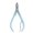 Blue, variant on Nail Clipper Sharp Portable Stainless Steel Mini Cuticle Scissor for Home
