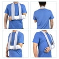 thumbnail image 6 of Arm Sling Adjustable Arm Support Strap Lightweight Comfortable Shoulder Immobilizer for Women and Men Right Left for Wrist Hand Elbow Injured 65 Inch, 6 of 7