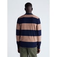 thumbnail image 4 of Free Assembly Men's Rugby Cozy Yarn Rugby Sweater with Long Sleeves, Midweight, Sizes XS-3XL, 4 of 6