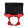 thumbnail image 1 of Cepillo para el cabello, plumero para el cuello, cepillos de barbero suaves, agarre de anillo, portátil, para peinado y limpieza Rojo, 1 of 9