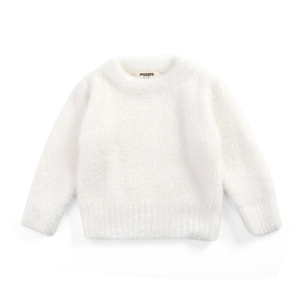 Baby Boy Girl Knit Sweater Long Sleeve Warm Cotton Pullover Top Fall Winter Coat Outfit Clothes for Toddler 1-5Years