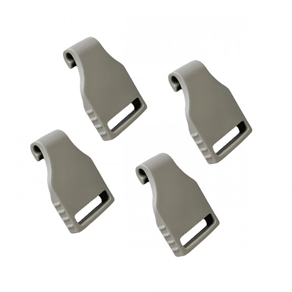 XIRQI 4 Pcs Cpap Headgear Clips Buckles for Universal Cpap Clips Strong Force Backup Replacement Accessories,4 Pcs * Cpap Mask Buckle Headband Clip,Grey