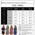 thumbnail image 2 of Women Nightgown 3/4 Sleeve Sleepshirts Round Neck Sleep Shirt Loose Comfy Pajama Shirt, 2 of 5