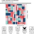 thumbnail image 2 of Kids Building Blocks Toy Curtains, Color Constructor Blocks Abstract Contour Colorful Plastic Brick Geometric Print Pattern Window Drapes for Playroom Set 2 Panels,84x84 Inches, 2 of 8