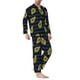 thumbnail image 2 of Balery Avocado Pijama para Hombre de Dos Piezas con Manga Larga, Conjunto de Dormir y Descanso Suave con Bolsillos-Large, 2 of 7