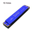 thumbnail image 2 of Bee Print 16 Holes Harmonica Mouth Organ Blue, 2 of 5