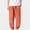 Orange, variant on Ichuanyi Cargo Pants for Men, Men's Fashion Classic Twill Relaxed Fit Work Wear Combat Safety Cargo Pants Sweatpants for Men