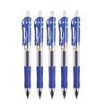 thumbnail image 5 of Retractable Gel Ink Retractable Gel Ink Pens Smoother Writing Comfortable Grip Large Capacity Signature Pen For  School 0.5mm Blue, 5 of 5
