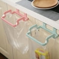 thumbnail image 6 of Garbage Bin for Kitchen, Office, Home 1 Pcs Hanging Trash Bag Rack Rubbish Bag Storage Rack Holder Portable Trash Can Cabinet Trash Rack Kitchen Gadge, Pink, 6 of 6