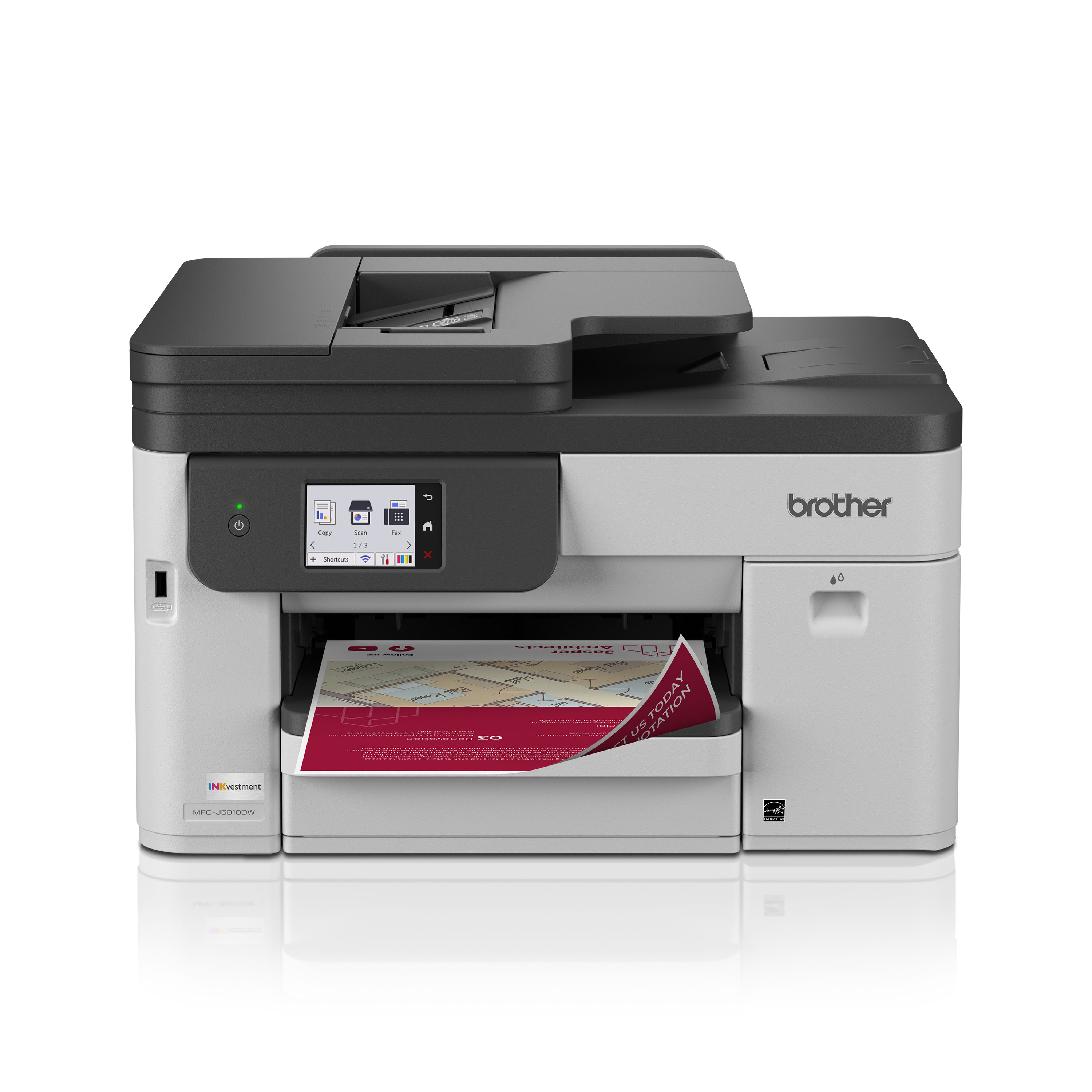 Brother INKvestment MFC-J5010DW Wireless All-in-One Printer photo 2