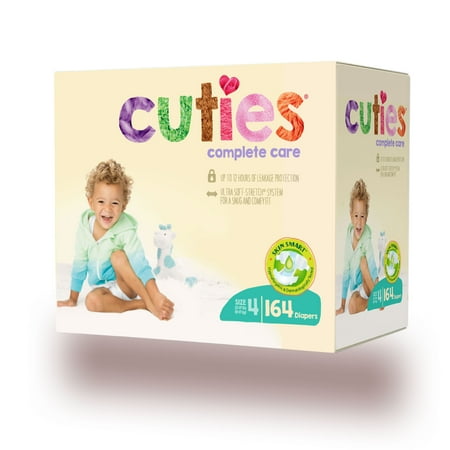 Cuties Complete Care Baby Diapers (Choose Size and (Best Organic Cloth Diapers For Newborns)