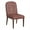 Rust Chenille, variant on HomePop Rounded Back Upholstered Dining Chair, Sage Paisley Medallion Print