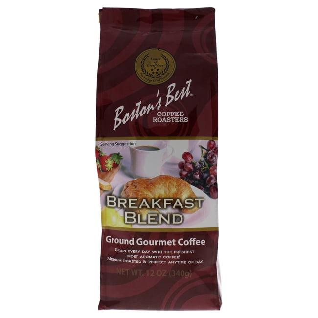 Breakfast Blend Ground Gourmet Coffee by Bostons Best for