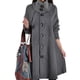 thumbnail image 1 of Gabardina de Tweed tipo capa de abrigo suelto de longitud media para mujer Otoño Invierno, 1 of 3
