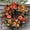 A, variant on KOMI Autumn Wreath Farmhouse Fall Wreath, Rustic Autumn Harvest Fall Wreaths for Front Door, Durable and Stable Beautiful Wreath, Artificial Eucalyptus Wreath Derorations