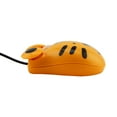 thumbnail image 4 of PloutoRich Wired Mouse Cute Animal Orange Tiger Mouse Portable 1200DPI Optical USB Corded Mouse for Laptop PC Desktop Computer, 4 of 8