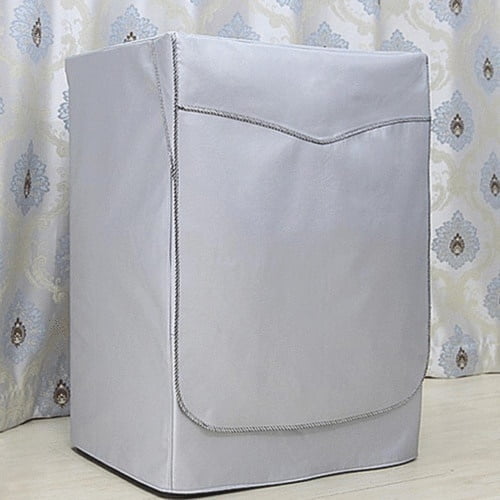 1pc Imperméable à l'Eau Machine à Laver Zippée Protection de Protection contre la Poussière Couverture avant 58 * 60 * 92cm