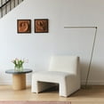 thumbnail image 3 of Brightech Libra LED Floor Lamp - Alexa and Smart Home Compatible - Contemporary Minimalist Standing Lamp - Adjustable Pivoting LED Head with Built-in Dimmer and Color Changing LED - Brass, 3 of 12