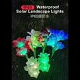 thumbnail image 5 of Harpi Solar Lights Outdoor Clearance, Solar Flowers Lights Outdoor Garden, Waterproof Decorative Lights with 4 Lily Flowers, Color Changing LED Solar Powered Landscape Lights for Yard Garden Patio, 5 of 9