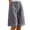 Gray, variant on snilers Womens Wide Leg Shorts Summer Beach Casual Short Pants Loose Knee Length Sweatpants Elastic Waist Trousers