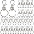thumbnail image 1 of 80 Pcs Key Rings & Lobster Clasp Keyrings, Zynery 40 Pcs Key Split Rings And 40, 1 of 3