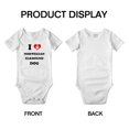 thumbnail image 3 of I Heart Norwegian Elkhound Dog Funny Baby Bodysuits Unisex, 3 of 5