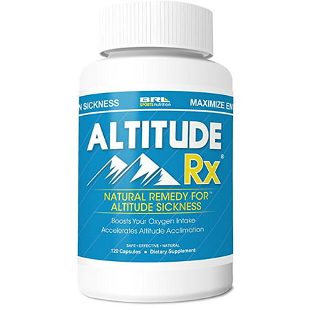 ALTITUDE RX: Natural Remedy For Altitude Sickness (120 (Best Remedy For Tiredness)