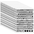 thumbnail image 1 of 20-Sheet Pack of Small Letter Stickers — Artistic-Font Black Vinyl Self-Adhesive Letters & Numbers, Suitable for Various Crafts, Outdoor Signage, Mailboxes, Windows, Doors, Cars, and Poster Boards., 1 of 6