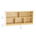 thumbnail image 2 of Armoire de Rangement en Bouleau 24 Pouces - 5 Compartiments (Lot de 1), 2 of 6