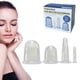 thumbnail image 1 of 4 piezas de ventosas de silicona anticelulíticas, juego de ventosas para terapia de ventosas, juego de ventosas de silicona para masaje facial y corporal para el tratamiento de la celulitis y la, 1 of 8