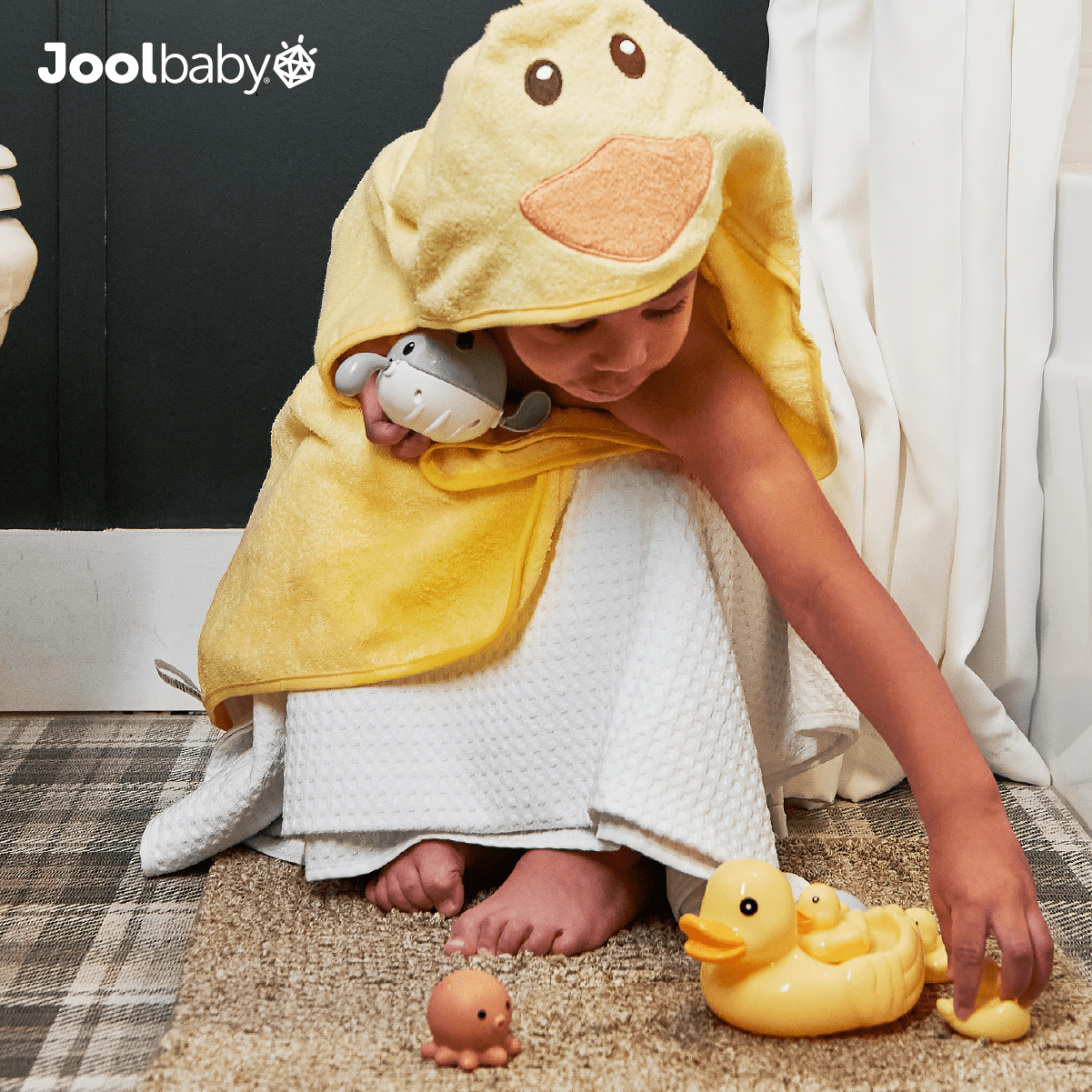 Jool Baby My First Bathtime Bath Toys Gift Set with Storage Bag, 12 Pieces