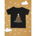 thumbnail image 3 of Image Conscious Bear And Penguin In Zen T-Shirt Infant -Jay Fleck Designs, Unisex Regular Fit, 3 of 4