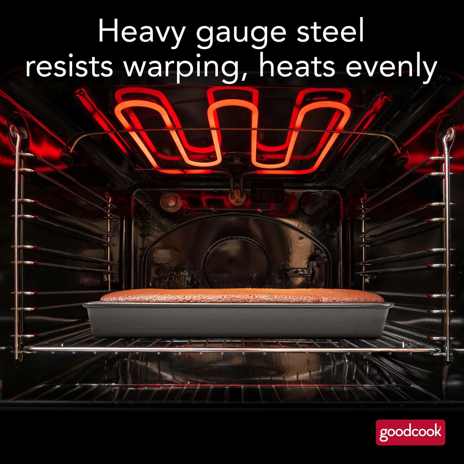 Moule à biscuits/brownies antiadhésif Goodcook, 7x11 po