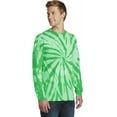 thumbnail image 4 of Port & Company Tie Dye Long Sleeve Tee-M (Kelly), 4 of 6
