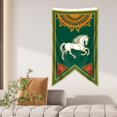 thumbnail image 2 of Tapiz con forma de bandera con forma de unicornio, majestuoso, decoración de pared, 100 x 150 cm, 2 of 4