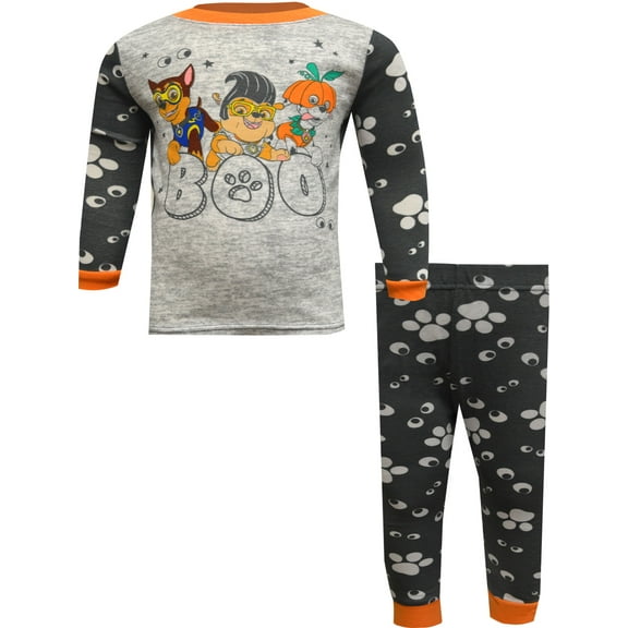 Komar Kids Boys Paw Patrol Halloween Boo Cotton Toddler Pajamas (2T)