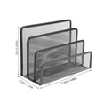 thumbnail image 2 of BESTYASH Organizador De Escritorio Negro De Metal Para Archivos Revistas Y Documentos Moderno, 2 of 6
