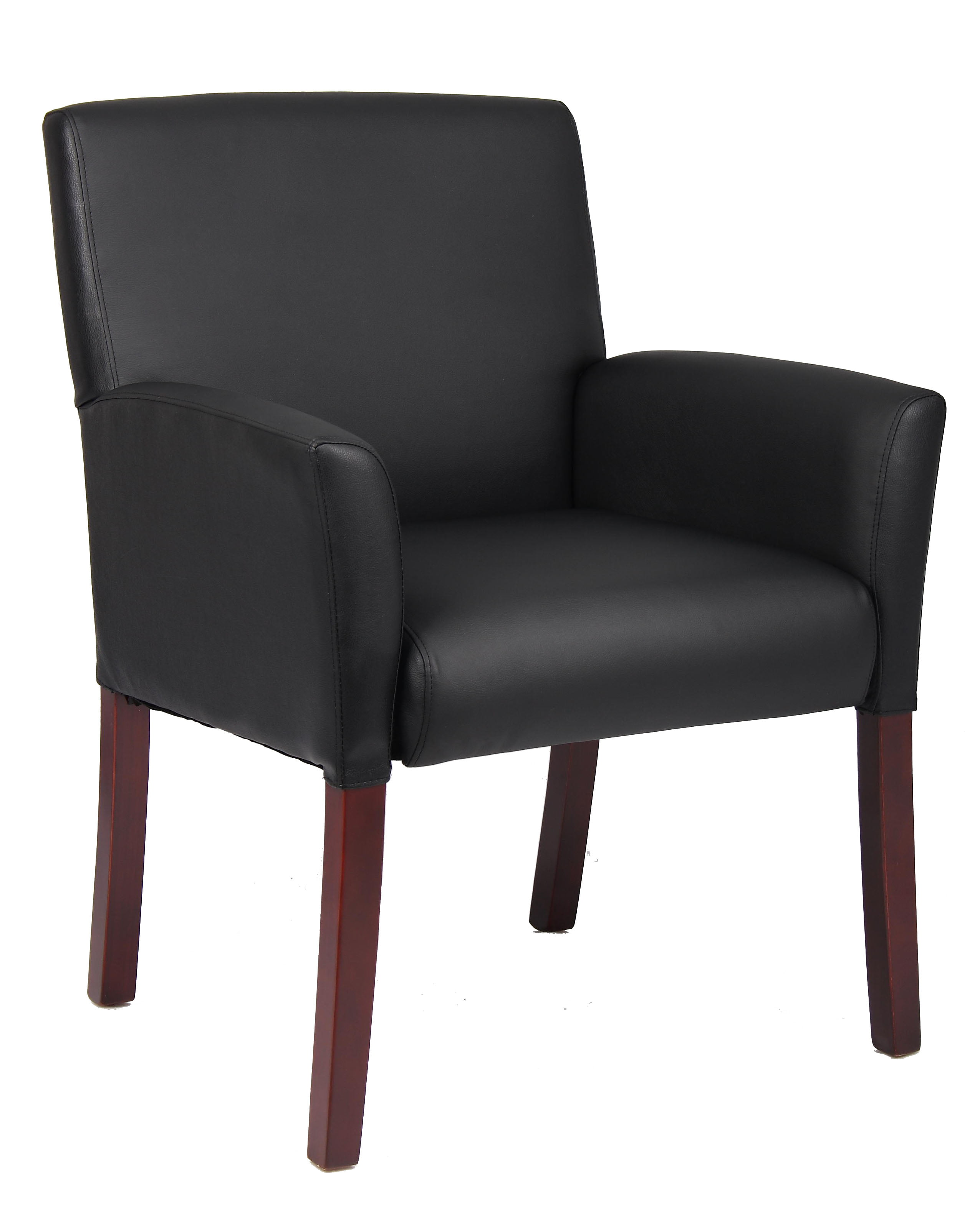 Boss Office Products Black Reception Waiting Room Chair - Walmart.com