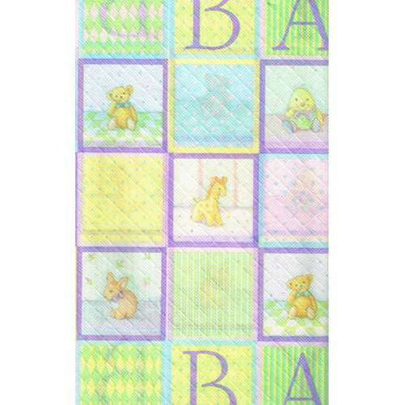 Baby Shower 'Soft and Sweet' Paper Table Cover (1ct)