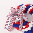 thumbnail image 5 of Patriotic Wreaths for Front Door, Qyaukm 4th of July Patriotic Wreath with Bow Front Door Hanging Decor, Patriotic Decorations, 5 of 9