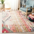 thumbnail image 2 of SAFAVIEH Madison Christabella Overdyed Striped Area Rug, Grey/Orange, 3' x 5', 2 of 7