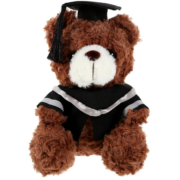 KAKOWELY Muñeco de peluche de oso de graduación, oso de peluche, regalo de graduación, lindo oso de peluche de doctor.