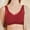 Wine, variant on High Support Sports Bras for Women, Comfortable Padded Gathering Bralette, Supportive Push up Workout Yoga Brassiere