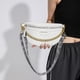 thumbnail image 2 of Riñonera Mujer Gran Capacidad Cadena Fashionalbe Simple Commuter Blanco FLhrweasw Nuevo, 2 of 8